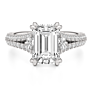 Allon Lab-Grown Diamond Ring - Side View - Vowmira lab-grown diamond jewelry