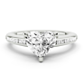 Zara Heart Cut Lab-Grown Diamond Ring - View 2
