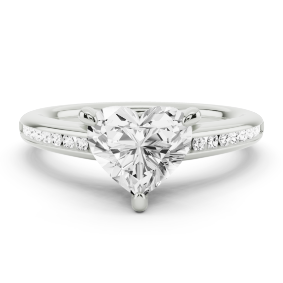 Zara Heart Cut Lab-Grown Diamond Ring - Main View