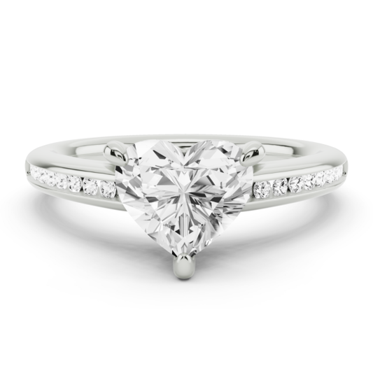 Zara Heart Cut Lab-Grown Diamond Ring - Main View - Vowmira lab-grown diamond jewelry