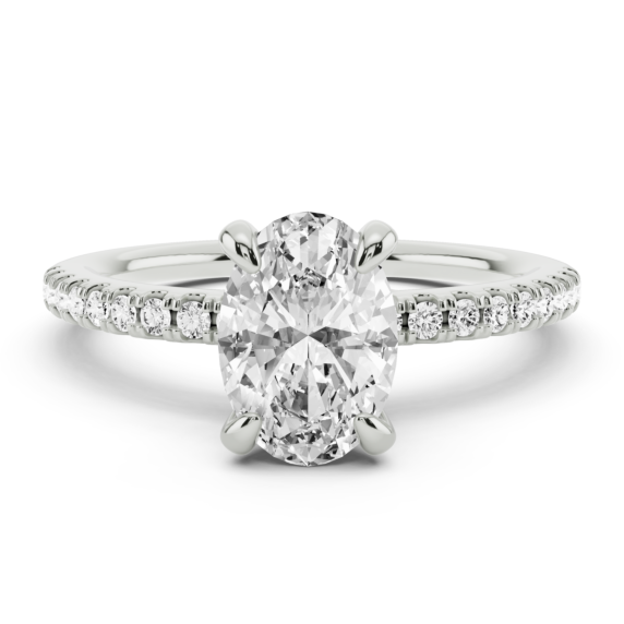 Lola Pave Lab-Grown Diamond Ring - Main View