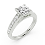 Carnation Cushion Cut Lab-Grown Diamond Ring - View 2
