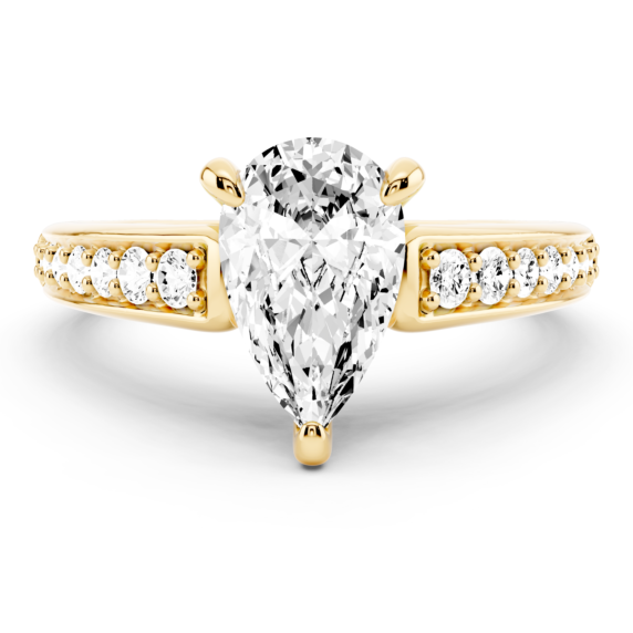 Carnation Oval Lab-Grown Diamond Ring - Main View - Vowmira lab-grown diamond jewelry