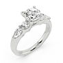 Mila Cushion Cut Lab-Grown Diamond Ring - View 2