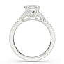 Vienna Cushion Cut Lab-Grown Diamond Ring - Detail View