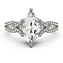 Vienna Marquise Cut Lab-Grown Diamond Ring - Side View