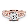 Aviva Cushion Cut Lab-Grown Diamond Ring - Side View