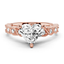 Aviva Heart Cut Lab-Grown Diamond Ring - View 2
