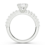 Alessia Cushion Cut Lab-Grown Diamond Ring - View 2 - Vowmira lab-grown diamond jewelry