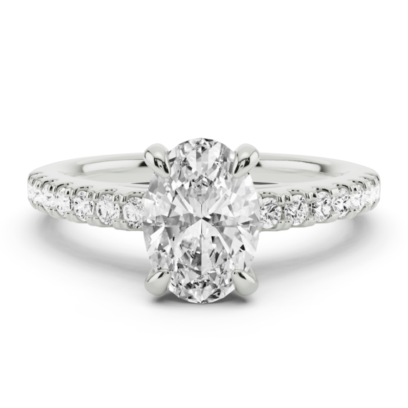 Renata Oval Lab-Grown Diamond Ring - Main View