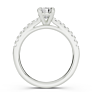 Renata Oval Lab-Grown Diamond Ring - Detail View - Vowmira lab-grown diamond jewelry