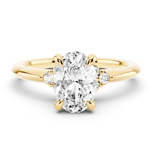 Geniva Marquise Cut Lab-Grown Diamond Ring - Main View - Vowmira lab-grown diamond jewelry