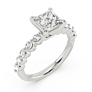 Fleur Princess Cut Lab-Grown Diamond Ring - View 2