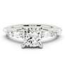 Demi Marquise Cushion Cut Lab-Grown Diamond Ring - Side View