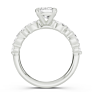 Demi Marquise Cushion Cut Lab-Grown Diamond Ring - Detail View