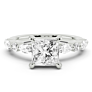 Demi Marquise Princess Cut Lab-Grown Diamond Ring - Side View