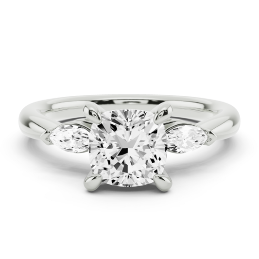 Stellamarquise Cushion Cut Lab-Grown Diamond Ring - Main View - Vowmira lab-grown diamond jewelry