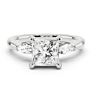 Stellamarquise Princess Cut Lab-Grown Diamond Ring - View 2 - Vowmira lab-grown diamond jewelry