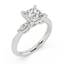 Stellamarquise Princess Cut Lab-Grown Diamond Ring - Side View