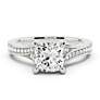 Gemma Cushion Cut Lab-Grown Diamond Ring - Side View