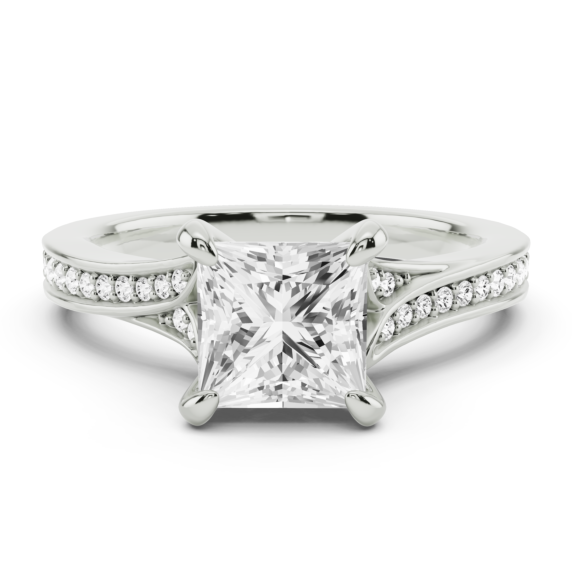 Gemma Princess Cut Lab-Grown Diamond Ring - Main View - Vowmira lab-grown diamond jewelry