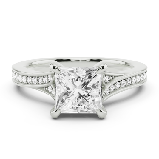 Gemma Princess Cut Lab-Grown Diamond Ring - Main View - Vowmira lab-grown diamond jewelry