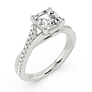 Ella Twist Lab-Grown Diamond Ring - Side View - Vowmira lab-grown diamond jewelry