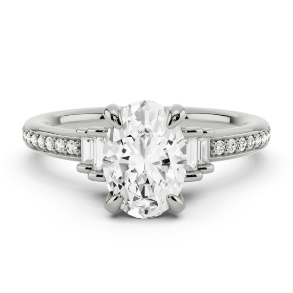 Giada Oval Lab-Grown Diamond Ring - Main View
