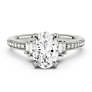 Giada Oval Lab-Grown Diamond Ring - Side View