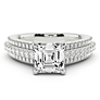 St.Moritz Lab-Grown Diamond Ring - Side View - Vowmira lab-grown diamond jewelry