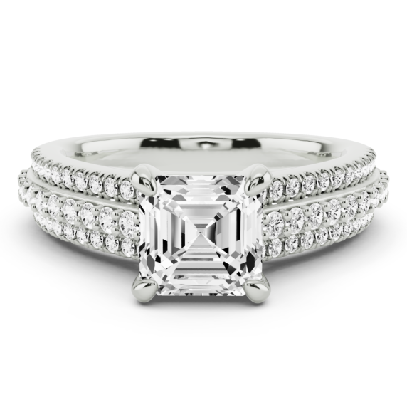 St.Moritz Lab-Grown Diamond Ring - Main View - Vowmira lab-grown diamond jewelry