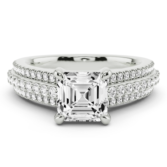 St.Moritz Lab-Grown Diamond Ring - Main View - Vowmira lab-grown diamond jewelry