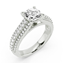 St.Moritz Cushion Cut Lab-Grown Diamond Ring - View 2 - Vowmira lab-grown diamond jewelry