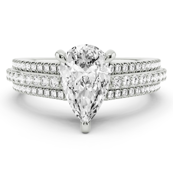 St.Moritz Princess Cut Lab-Grown Diamond Ring - Main View - Vowmira lab-grown diamond jewelry