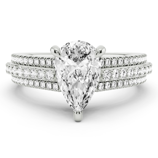 St.Moritz Princess Cut Lab-Grown Diamond Ring - Main View - Vowmira lab-grown diamond jewelry
