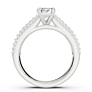 St.Moritz Emerald Cut Lab-Grown Diamond Ring - Side View - Vowmira lab-grown diamond jewelry