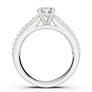St.Moritz Oval Lab-Grown Diamond Ring - Side View