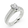 St.Moritz Oval Lab-Grown Diamond Ring - View 2 - Vowmira lab-grown diamond jewelry