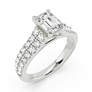 Munich Emerald Cut Lab-Grown Diamond Ring - View 2 - Vowmira lab-grown diamond jewelry