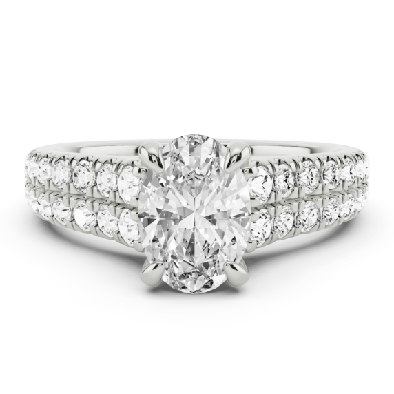 Munich Oval Lab-Grown Diamond Ring - Main View - Vowmira lab-grown diamond jewelry
