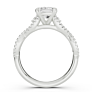 Salzburg Cushion Cut Lab-Grown Diamond Ring - View 2 - Vowmira lab-grown diamond jewelry