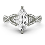 Salzburg Marquise Cut Lab-Grown Diamond Ring - View 2 - Vowmira lab-grown diamond jewelry