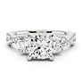 Loretta Cushion Cut Lab-Grown Diamond Ring - Side View