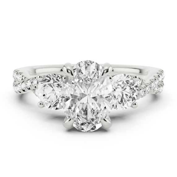Loretta Marquise Cut Lab-Grown Diamond Ring - Main View - Vowmira lab-grown diamond jewelry