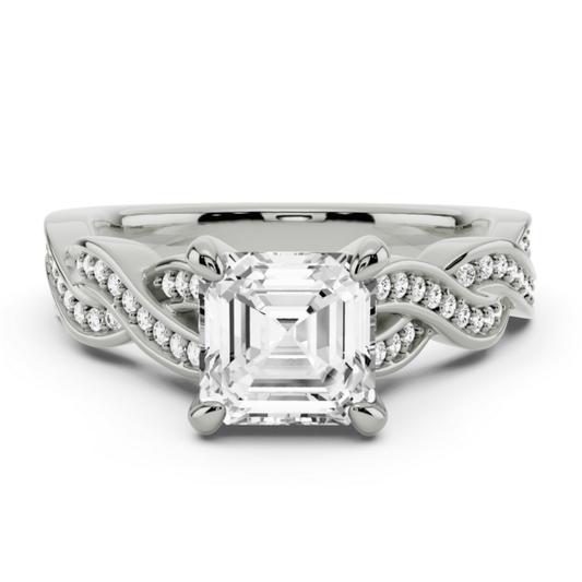 Dulce Lab-Grown Diamond Ring - Main View - Vowmira lab-grown diamond jewelry