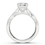 Dulce Lab-Grown Diamond Ring - Side View - Vowmira lab-grown diamond jewelry