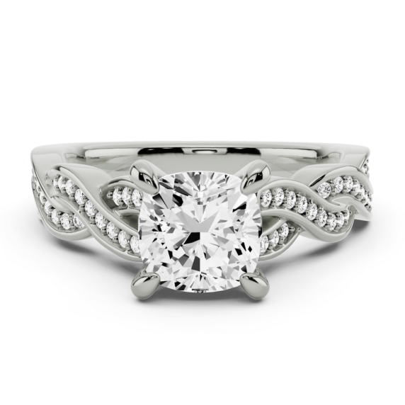 Dulce Cushion Cut Lab-Grown Diamond Ring - Main View