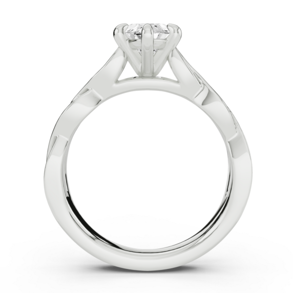 Dulce Marquise Cut Lab-Grown Diamond Ring - Detail View - Vowmira lab-grown diamond jewelry