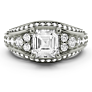 Bellagio Halo Lab-Grown Diamond Ring - Side View