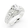 Bellagio Oval Lab-Grown Diamond Ring - Side View
